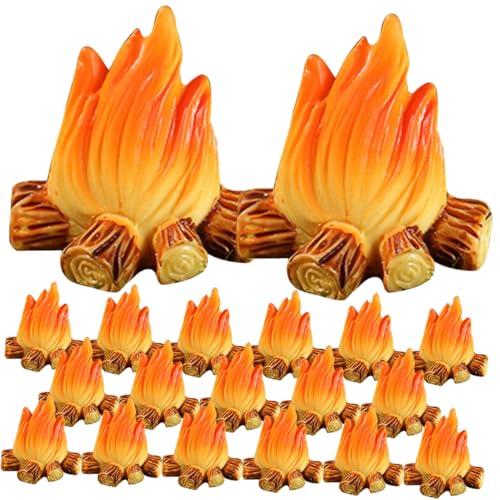NUOBESTY Realistisches Künstliches Miniatur-Lagerfeuer-Ornament-Set Für Camping-Dekorationen Lagerfeuer-Party-zubehör Puppenmöbel Im Maßstab 16 NUOBESTY Realistisches Künstliches Miniatur-Lagerfeuer-Ornament-Set Für Camping-Dekorationen Lagerfeuer-Party-zubehör Puppenmöbel Im Maßstab 16 von NUOBESTY