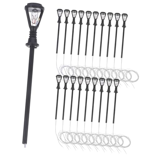 NUOBESTY Detaillierte Miniatur-Dekoration 20 Stück Mini-lampen Metall Abs Warmweiß Für Den Miniatur-garteninnenraum NUOBESTY Detaillierte Miniatur-Dekoration 20 Stück Mini-lampen Metall Abs Warmweiß Für Den Miniatur-garteninnenraum von NUOBESTY