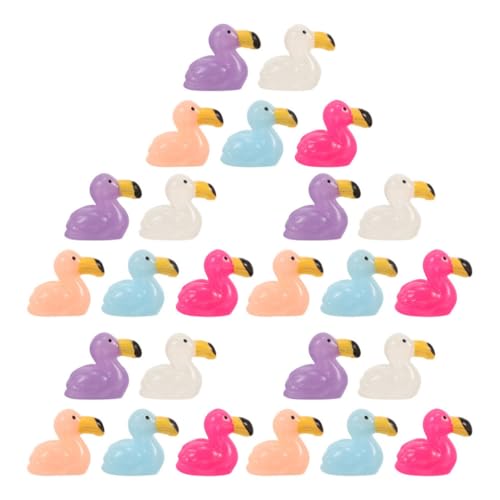 NUOBESTY 25 Stück Mini-Flamingo-Figuren Aus Kunstharz Bunte Kleine Enten Tiere Ornament Für Puppenhaus DIY-Handwerk Mikrolandschaft Tortenaufsatz Märchengärten Aquarium NUOBESTY 25 Stück Mini-Flamingo-Figuren Aus Kunstharz Bunte Kleine Enten Tiere Ornament Für Puppenhaus DIY-Handwerk Mikrolandschaft Tortenaufsatz Märchengärten Aquarium von NUOBESTY