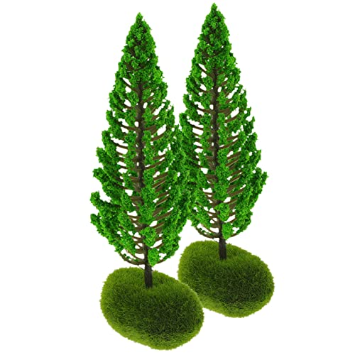 NUOBESTY 2st Baummodell Miniatur-modellbäume Mini-Pflanzen Miniatur-straßenbäume Miniatur-baumschmuck Mini-sandtisch-Modell Leuchten Im Dunkeln Modellbaum Plastik Kleiner Baum Baby Geschenk von NUOBESTY