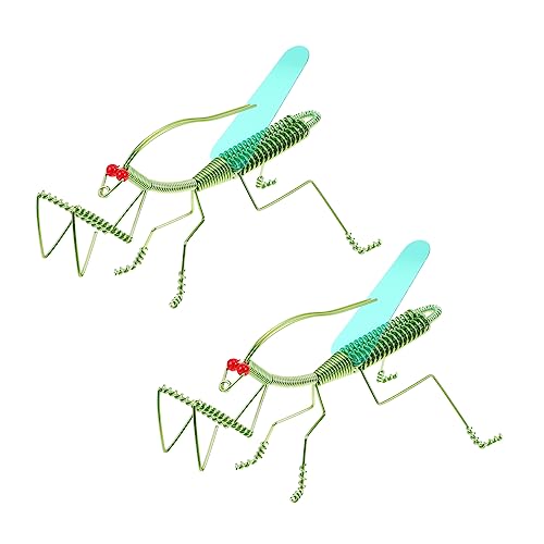 NUOBESTY 2St Gottesanbeterin-Modell Modellverzierung Gecko Zubehör für Eidechsentanks Toys jucarii pentru copii grün Simulation Gottesanbeterin Ornament Aluminium Green NUOBESTY 2St Gottesanbeterin-Modell Modellverzierung Gecko Zubehör für Eidechsentanks Toys jucarii pentru copii grün Simulation Gottesanbeterin Ornament Aluminium Green von NUOBESTY