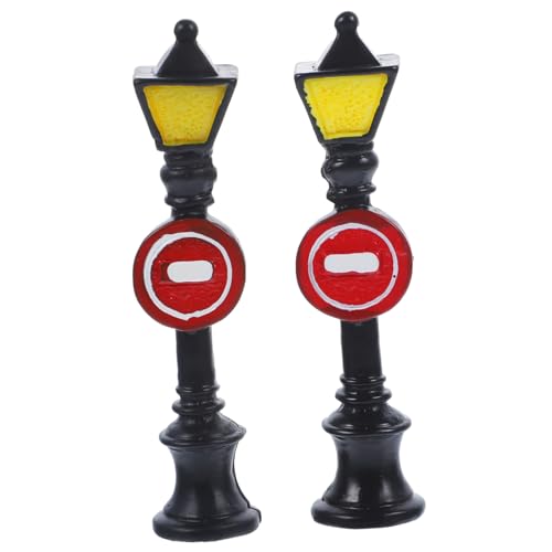 NUOBESTY 2 Stücke Spielzeug Für Jungen Lichter Landschaft Dekoration Weihnachten Miniatur Kit von NUOBESTY