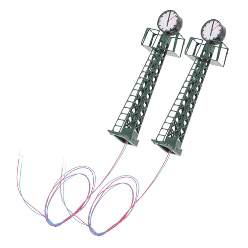 NUOBESTY Bauen Sie Ihre Eigene Eisenbahnszene Miniatur Zug Lichter Modell Modelleisenbahn Straßenlaterne Ornament NUOBESTY Bauen Sie Ihre Eigene Eisenbahnszene Miniatur Zug Lichter Modell Modelleisenbahn Straßenlaterne Ornament von NUOBESTY