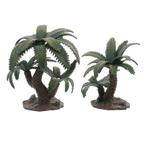 NUOBESTY 2st Simulationslandschaftsbaum Blumentopf Blumentopf Sandtisch-modellbaum Multifunktions-campingbeleuchtung Kaktusmodell Superhelle Campingbeleuchtung Pflanzenbaummodell Plastik von NUOBESTY