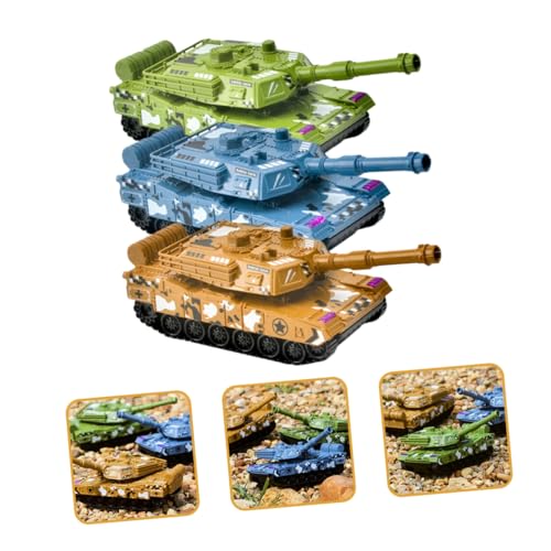 NUOBESTY 3 Stück Teiliges Panzer Spielset aus Robustem Realistische Zugfunktion Bunte Modellfahrzeuge als Dekoratives Desktop Ornament Pädagogisches für Geschicklichkeit und Fantasie NUOBESTY 3 Stück Teiliges Panzer Spielset aus Robustem Realistische Zugfunktion Bunte Modellfahrzeuge als Dekoratives Desktop Ornament Pädagogisches für Geschicklichkeit und Fantasie von NUOBESTY