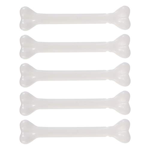 NUOBESTY 36 Stück Mini Plastikknochen Halloween Requisiten für Party Dekorationen, Weiß, 7.4cm NUOBESTY 36 Stück Mini Plastikknochen Halloween Requisiten für Party Dekorationen, Weiß, 7.4cm von NUOBESTY
