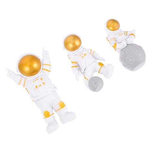 NUOBESTY 3st Astronauten-ornamente Kuchendeckel Miniaturen Astronauten-actionfiguren Einhorn Kuchen Topper Dekoration Astronautenskulpturen Coole Gadgets Mini-actionfiguren Golden Pvc NUOBESTY 3st Astronauten-ornamente Kuchendeckel Miniaturen Astronauten-actionfiguren Einhorn Kuchen Topper Dekoration Astronautenskulpturen Coole Gadgets Mini-actionfiguren Golden Pvc von NUOBESTY