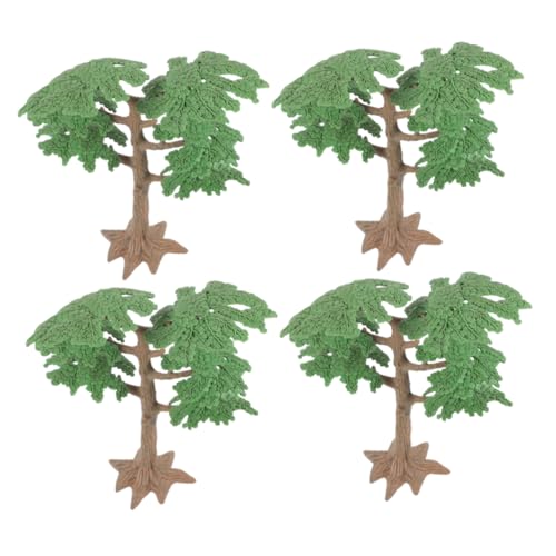 NUOBESTY 4 Stück Simulationslandschaftsbaum Simulationsmodell Miniaturbäume Mikrolandschaftsmodellbaum Modelleisenbahnbäume Minipflanzen Spielzeugminiaturen Landschaftsbäume Minimodellbaum von NUOBESTY