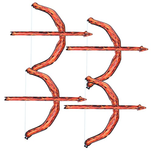 NUOBESTY 4 Stück Teiliges Aluminiumfolie Bogen und Ballon Kreative Partydekoration Langlebige Fotorequisite für Halloween Weihnachten Bühnenauftritte und Cosplay von NUOBESTY