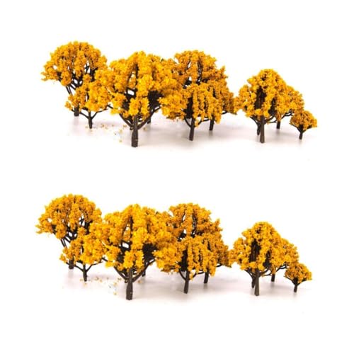 NUOBESTY 40 STK Diorama-Bausatz modellbahn Landschaft modellbäume Anlage Spielzeug Modelllandschaftsbaum Landschaft Landschaft Zug Modell bäume mischen Kunsthandwerk Kleiner Baum Modellbaum von NUOBESTY