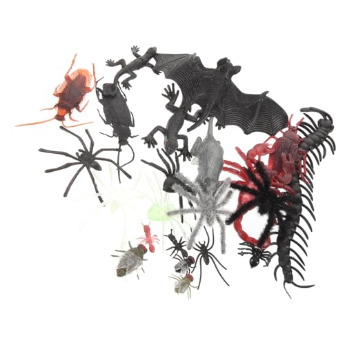 NUOBESTY 40 Stück Teiliges Insekten Figuren Realistische Tiermodelle Langlebige Halloween Deko Detailgetreue Nachbildungen für Biologie Lernen und Gruselige Mikro Landschaft Dekoration NUOBESTY 40 Stück Teiliges Insekten Figuren Realistische Tiermodelle Langlebige Halloween Deko Detailgetreue Nachbildungen für Biologie Lernen und Gruselige Mikro Landschaft Dekoration von NUOBESTY