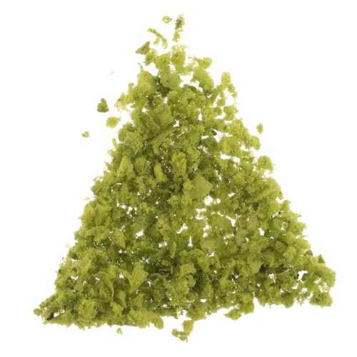 NUOBESTY 5 Modellbaumpulver Kunstrasen Zum Basteln Modellgras Bastelgras Kunstrasenmaterial Basismaterialien Kunstrasen Zum Basteln Grüner Kunststoff von NUOBESTY