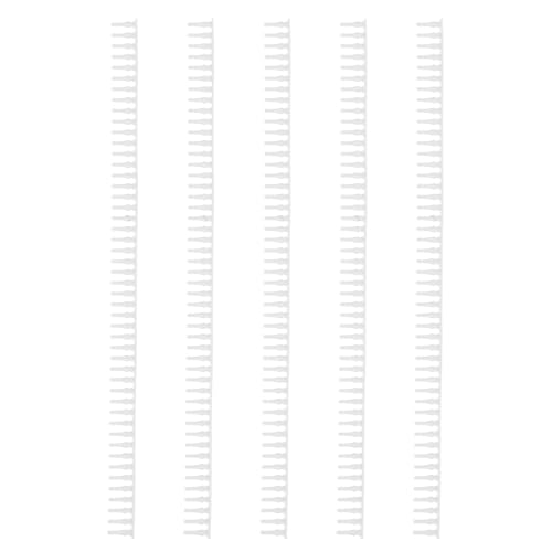 NUOBESTY 5 Stück Maßstab Zaun für DIY Mikro Landschaften Realistische Gartenrailing für Kreative Miniaturprojekte von NUOBESTY