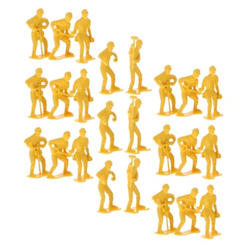 NUOBESTY 54Stücke Miniaturarbeitermodelle Realistische Mikrolandschaft Figuren für Dekoration und Bildung NUOBESTY 54Stücke Miniaturarbeitermodelle Realistische Mikrolandschaft Figuren für Dekoration und Bildung von NUOBESTY