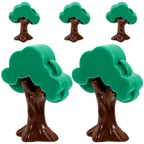 NUOBESTY 5St Landschaftsmodellbaum Modellbaum für Züge Zug Modellbau Bäume Modellzug Bäume Zug für den Weihnachtsbaum maßstabsgetreues Zugzubehör Kiefern Modell Baum Zubehör Plastik von NUOBESTY