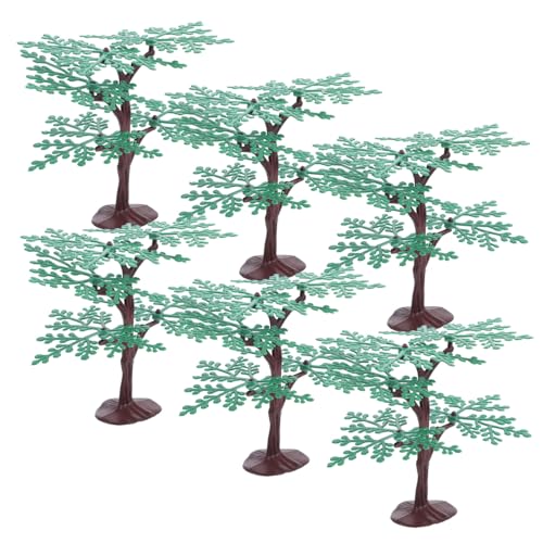 NUOBESTY 6 Stück Baummodell Aus Kunststoff Miniaturen Zum Basteln Miniaturbäume Zum Basteln Baumfiguren Kleine Bäume Modellbaummasse Modellbäume Baum Miniatur-Dinge Green Plastik NUOBESTY 6 Stück Baummodell Aus Kunststoff Miniaturen Zum Basteln Miniaturbäume Zum Basteln Baumfiguren Kleine Bäume Modellbaummasse Modellbäume Baum Miniatur-Dinge Green Plastik von NUOBESTY