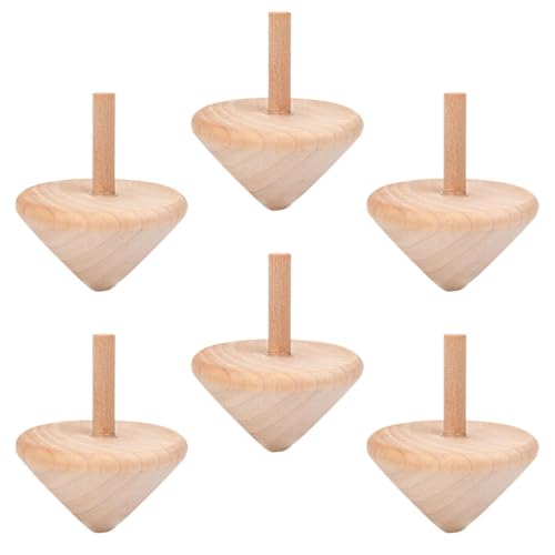 NUOBESTY 6 Stück Hölzerne Kreiselspielzeuge Leere Kreisel Unvollendete Kreisel-DIY-Malerei Gedrehte Kreisel-Spielzeuge Handgefertigte Projekte NUOBESTY 6 Stück Hölzerne Kreiselspielzeuge Leere Kreisel Unvollendete Kreisel-DIY-Malerei Gedrehte Kreisel-Spielzeuge Handgefertigte Projekte von NUOBESTY