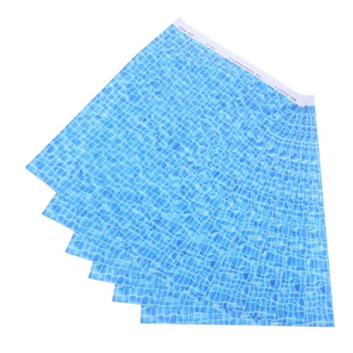NUOBESTY 6 Stück Teiliges Realistischer Wasserwellen Aufkleber mit Selbstklebendem Rückseitenpapier Wasserfeste Wassertextur für DIY Miniatur Teich und Fluss Diorama Geeignet für NUOBESTY 6 Stück Teiliges Realistischer Wasserwellen Aufkleber mit Selbstklebendem Rückseitenpapier Wasserfeste Wassertextur für DIY Miniatur Teich und Fluss Diorama Geeignet für von NUOBESTY