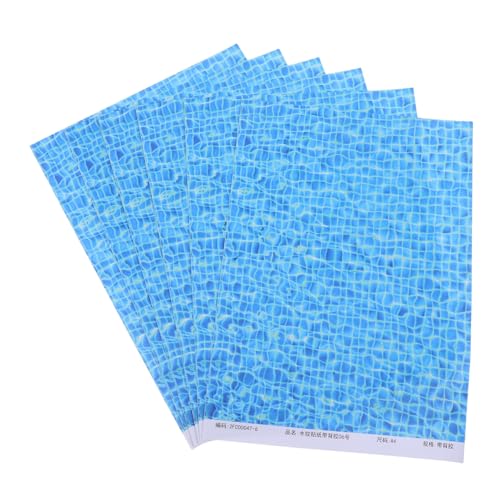 NUOBESTY 6 Stück Wasserwellen Aufkleber mit Selbstklebender Rückseite Realistische Wasser Ripple Effekte für Miniatur seen und Flüsse Vielseitig für Modelleisenbahn dioramen und Kreative NUOBESTY 6 Stück Wasserwellen Aufkleber mit Selbstklebender Rückseite Realistische Wasser Ripple Effekte für Miniatur seen und Flüsse Vielseitig für Modelleisenbahn dioramen und Kreative von NUOBESTY