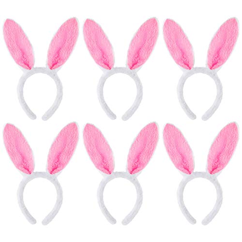NUOBESTY 6 Stücke Hasenohren Haarreif Plüsch Ohren Stirnband Kaninchen Haarband Kopfschmuck für Kinder Mädchen Karneval Ostern Bunny Kostüm Party Dekoration NUOBESTY 6 Stücke Hasenohren Haarreif Plüsch Ohren Stirnband Kaninchen Haarband Kopfschmuck für Kinder Mädchen Karneval Ostern Bunny Kostüm Party Dekoration von NUOBESTY
