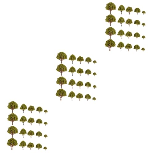 NUOBESTY 60 STK Realistisches Baummodell Miniaturbäume Zum Basteln Landschaftsbaummodell Blumentopffiguren Zubehör Für Spielhäuser Statuendekor Choo-Choo-Zug Moos Für Sa60 Klein Lieferungen von NUOBESTY