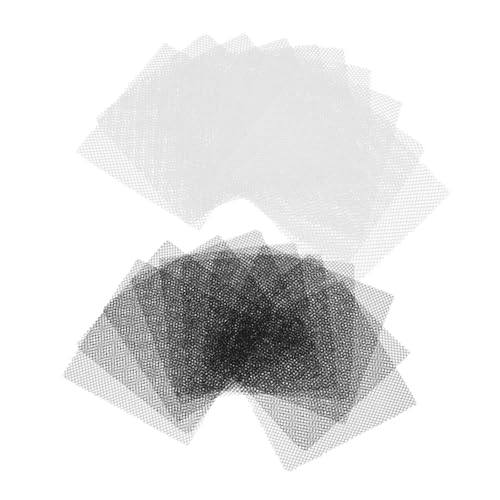 NUOBESTY 60 Stück Augen-mesh Netz Atmungsaktiv Dunkel und für DIY Maskenherstellung Fursuit Cosplay Tiermasken und Kostümzubehör Leicht Stabil und Vielseitig für Kreative Bastelprojekte von NUOBESTY