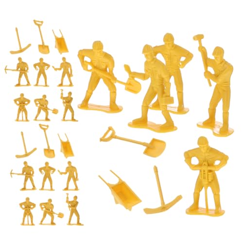 NUOBESTY 63 Stück Miniatur Bauarbeiter und Ingenieurfiguren für Lernspielzeug Kreativität und Problemlösungsfähigkeiten NUOBESTY 63 Stück Miniatur Bauarbeiter und Ingenieurfiguren für Lernspielzeug Kreativität und Problemlösungsfähigkeiten von NUOBESTY