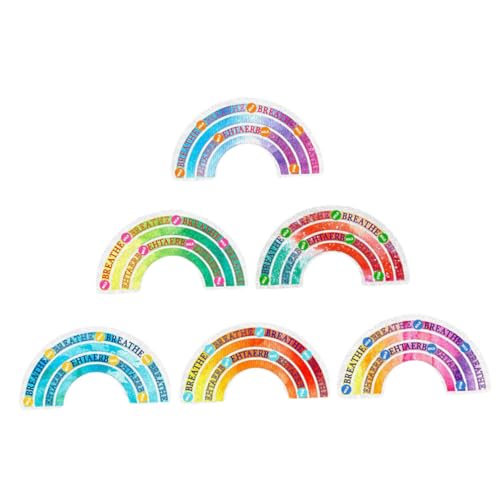 NUOBESTY 6St Sensorische Aufkleber Logo Blackout Emo Etikett Tür Wiederverwendbare Sticker Reusable Stickers verkleidung unruhiger sensorischer Aufkleber Bunte Plastikaufkleber Peva-Membran NUOBESTY 6St Sensorische Aufkleber Logo Blackout Emo Etikett Tür Wiederverwendbare Sticker Reusable Stickers verkleidung unruhiger sensorischer Aufkleber Bunte Plastikaufkleber Peva-Membran von NUOBESTY