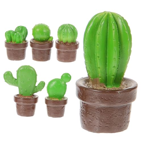 NUOBESTY 6st Messen Ornament Kaktus-Aufkleber Gefälschtes Kaktusdekor Kakteen Planke Kokosnussbaum Künstliche Kokosnüsse Kaktuspflanze Terrarienset Innenausstattung Figuren Harz Green NUOBESTY 6st Messen Ornament Kaktus-Aufkleber Gefälschtes Kaktusdekor Kakteen Planke Kokosnussbaum Künstliche Kokosnüsse Kaktuspflanze Terrarienset Innenausstattung Figuren Harz Green von NUOBESTY