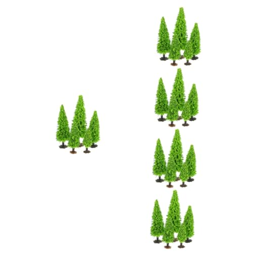 NUOBESTY Grüne Dekorationen 75 STK kleines Baumlandschaftsmodell Pflanzendekor Bäume für die Modelleisenbahn Miniatur-Szenenbäume Baumschmuck Sandkasten schmücken Zubehör künstlicher Baum von NUOBESTY