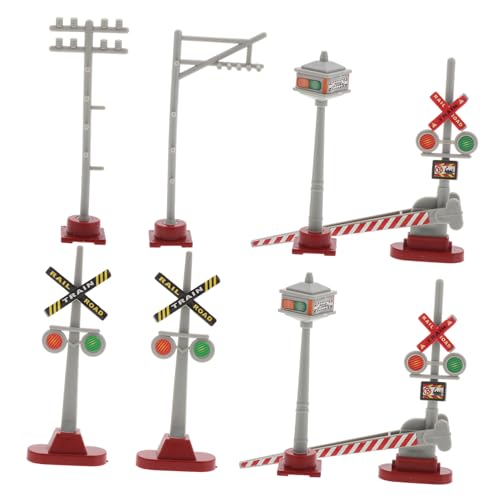 NUOBESTY Sand Tisch Dekorationen 8 Stücke Miniatur Eisenbahn Ampeln Für Jungen Und Mädchen Zug Sets NUOBESTY Sand Tisch Dekorationen 8 Stücke Miniatur Eisenbahn Ampeln Für Jungen Und Mädchen Zug Sets von NUOBESTY