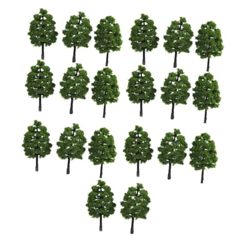 NUOBESTY 80 STK Eisenbahnlandschaft Bäume Miniaturlandschaft Maler Mini-Modell Bäume Modell Kunstrasen Modelle gemischtes Grün Baum Modell Gras Tier Strauch Halterung Lieferungen gt Anlage von NUOBESTY