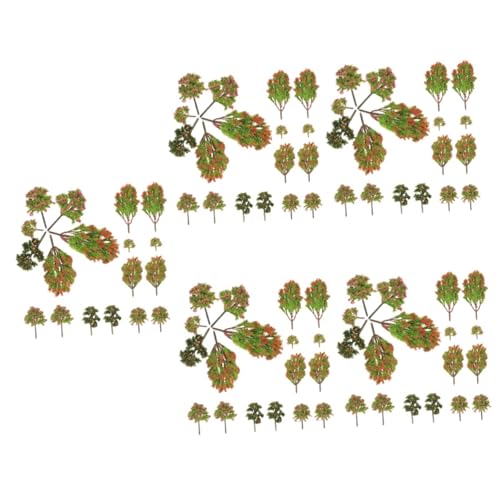 NUOBESTY 90 STK Mikrolandschaftssimulationsbaum Miniatur-modellbaum Modelleisenbahn Architektur Bäume Künstliche Blumenbäume Künstliche Mini-grünbäume Plastik Dreidimensional Statuette von NUOBESTY