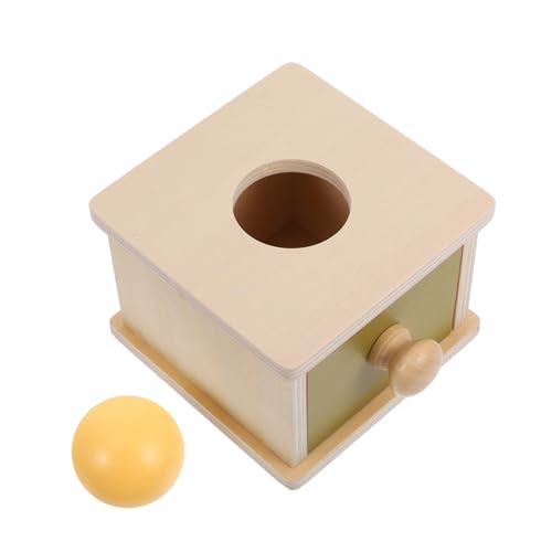 NUOBESTY Aktivitätsspielzeug Für Die Frühe Entwicklung, Objektpermanenzbox, Spielzeug Für 1-jährige Babys, Montessori-ballspielzeug Aus Holz, Entwicklungsspielzeug Für 6–12 Monate NUOBESTY Aktivitätsspielzeug Für Die Frühe Entwicklung, Objektpermanenzbox, Spielzeug Für 1-jährige Babys, Montessori-ballspielzeug Aus Holz, Entwicklungsspielzeug Für 6–12 Monate von NUOBESTY