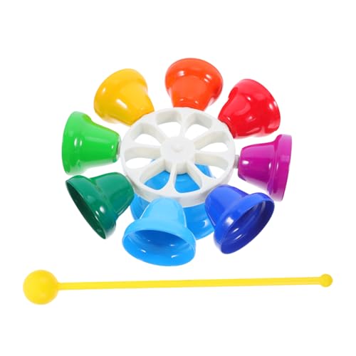 NUOBESTY Buntes Handglocken Leichtes Tonumfang Percussion Instrument Klare Klangqualität Robustes Musikspielzeug für Kindergarten und Frühe Musikalische Früherziehung NUOBESTY Buntes Handglocken Leichtes Tonumfang Percussion Instrument Klare Klangqualität Robustes Musikspielzeug für Kindergarten und Frühe Musikalische Früherziehung von NUOBESTY