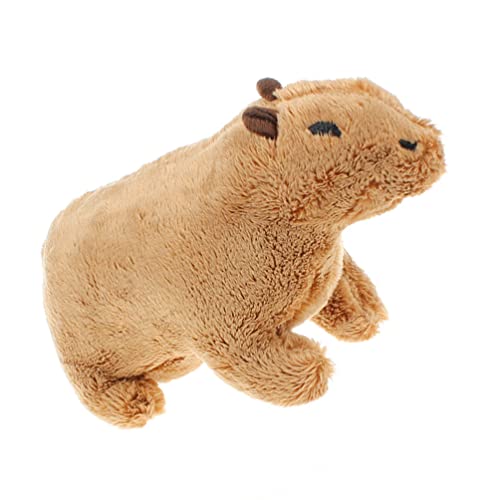 NUOBESTY Capybara Gefülltes Tierspielzeug Niedliche Plüsch- Cartoon- Tier- Puppen- Simulation Capybara Plüschspielzeug für Kinder Party Bevorzugt Große Geschenke 20 cm/ 7. 86Inch von NUOBESTY