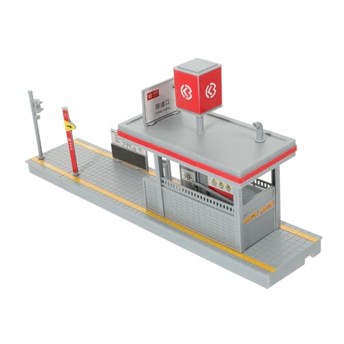 NUOBESTY DIY Bahn Station Modell aus Kunststoff Realistische Simulation Leicht und Kompakt Zubehör für Miniatur Szenen Bauen NUOBESTY DIY Bahn Station Modell aus Kunststoff Realistische Simulation Leicht und Kompakt Zubehör für Miniatur Szenen Bauen von NUOBESTY