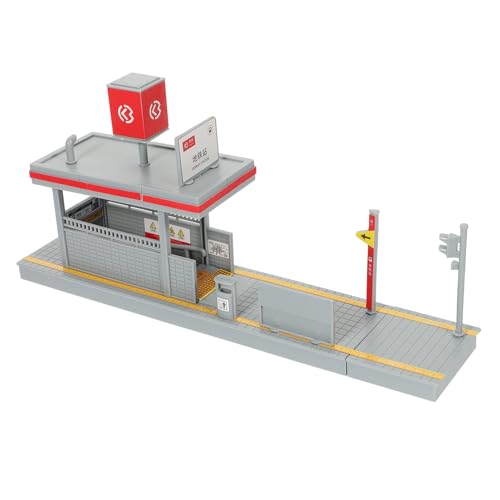 NUOBESTY Stationsmodell 1/64 Kunststoff Spielzeug für Kinder Simulationsmodell Bahnsteig Prop für Szenenbau Dekorativ und Langlebig NUOBESTY Stationsmodell 1/64 Kunststoff Spielzeug für Kinder Simulationsmodell Bahnsteig Prop für Szenenbau Dekorativ und Langlebig von NUOBESTY
