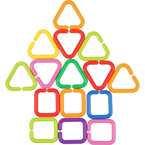 NUOBESTY Geometrisches Gliederspielzeug Buntes Ringspielzeug Lernspielzeug Für Kleinkinder Babygliederkettenspielzeug Kindheits-Kognitionsspielzeug 35 Stück NUOBESTY Geometrisches Gliederspielzeug Buntes Ringspielzeug Lernspielzeug Für Kleinkinder Babygliederkettenspielzeug Kindheits-Kognitionsspielzeug 35 Stück von NUOBESTY