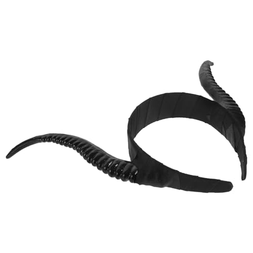 NUOBESTY Gothic Horn Stirnband - Realistische Simulation Teufelshörner Hexe Vampir Dämon Kopfschmuck Für Halloween Cosplay Kostümpartys &Amp; Larp von NUOBESTY