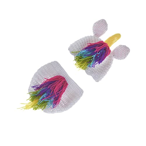 NUOBESTY Handgemachtes Einhorn Kostüm Aus Strickkleidung Für Fotoshooting Outfit Für Jungen von NUOBESTY