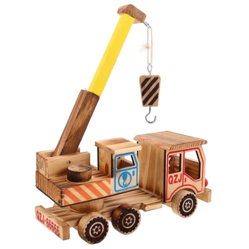 NUOBESTY Holzspielzeug Kran LKW Modell Handgefertigt Simulation Baufahrzeug Pädagogisch Sicher Glatt Kanten Langlebig DIY Montage Fördert Kreativität und Motorische Fähigkeiten NUOBESTY Holzspielzeug Kran LKW Modell Handgefertigt Simulation Baufahrzeug Pädagogisch Sicher Glatt Kanten Langlebig DIY Montage Fördert Kreativität und Motorische Fähigkeiten von NUOBESTY
