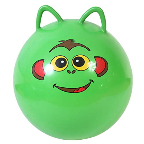 NUOBESTY Kinder Hopper Ball 55Cm Springen Bouncing Ball Aufblasbarer Gymnastikball Outdoor Staffelrennen Fitnesszubehör für Kindergartenkinder (Zufällige Farbe) von NUOBESTY