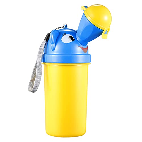 NUOBESTY Kinder Urinal Flasche Urinflasche Notfall Töpfchen Flaschen Tragbare Kindertoilette WC Mobile Toilette für Baby Jungen Mädchen Auto Reise Unterwegs Camping von NUOBESTY