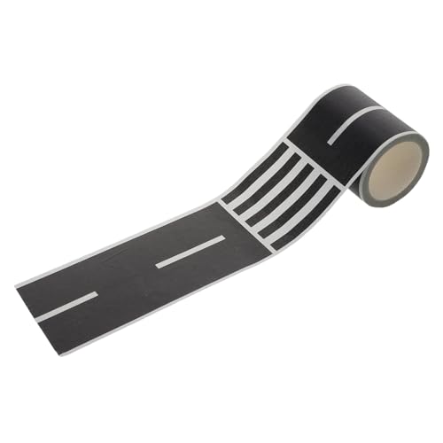 NUOBESTY Kindersicheres DIY Straßenband für Spielzeugautos und Züge Abziehbare Rennstrecken und Parkplatzaufkleber Vielseitig für Kreative Kindergeburtstagsdeko und Indoor Spielspaß NUOBESTY Kindersicheres DIY Straßenband für Spielzeugautos und Züge Abziehbare Rennstrecken und Parkplatzaufkleber Vielseitig für Kreative Kindergeburtstagsdeko und Indoor Spielspaß von NUOBESTY