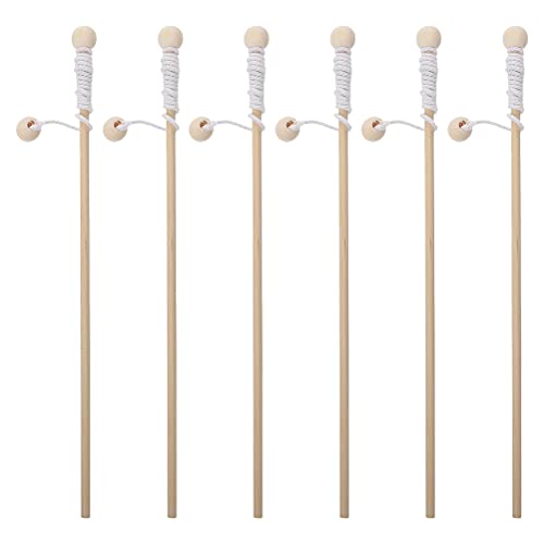 NUOBESTY Magnetische Angelruten aus Holz, Spielzeug zum Angeln, aus Holz, magnetisches Spielzeug für Kleinkinder, 6 Stück / 20 x 1,2 cm NUOBESTY Magnetische Angelruten aus Holz, Spielzeug zum Angeln, aus Holz, magnetisches Spielzeug für Kleinkinder, 6 Stück / 20 x 1,2 cm von NUOBESTY