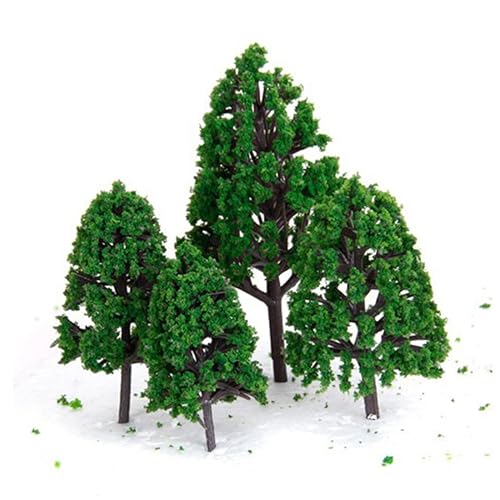 NUOBESTY Set Mit 12 Mini-weihnachtsbäumen – Maßstab 150 Modelllandschaft Landschaftsmodell 3 cm – 14 5 cm Hoch Perfekt Für Dekorationen von NUOBESTY