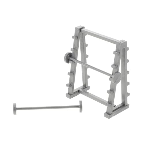 NUOBESTY Miniatur Dekoration für Puppenhaus Schreibtischzubehör für Männer Kreative DIY Mikrolandschaft Fitness Accessoire von NUOBESTY