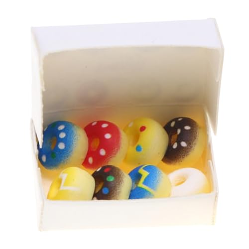 NUOBESTY Miniatur Donut für Puppenhaus Detailgetreue Resin Desserts Lebensechte Miniatur Fake Food Modelle für Puppenhausküchen Bastelprojekte Scrapbooking und Micro NUOBESTY Miniatur Donut für Puppenhaus Detailgetreue Resin Desserts Lebensechte Miniatur Fake Food Modelle für Puppenhausküchen Bastelprojekte Scrapbooking und Micro von NUOBESTY
