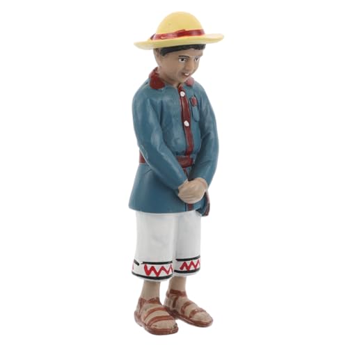 NUOBESTY Miniatur Figuren mit Realistischen Detailreichen Plastik Figuren von Ethnischen Jungen und Mädchen Lebensnahe Gestaltung für Diorama und Szenerien Vielseitige People Playset von NUOBESTY
